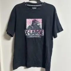 X-LARGE ロゴTシャツ ブラック
