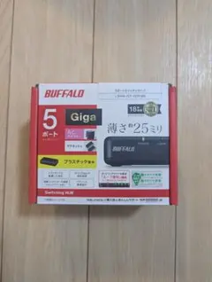 BUFFALO スイッチングハブ LSW6-GT-5EP/BK