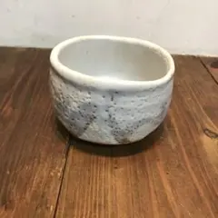 美品　焼物　抹茶碗　茶道具　碗　柔らかい白が素敵な　茶道　陶芸