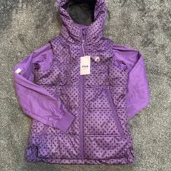 新品FILA GOLF 紫 ドット柄 3WAYジャンバーゴルフ