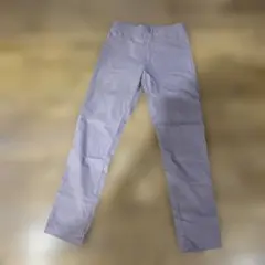 カジュアルパンツ 薄紫　ウエストゴム仕様　Mサイズ　伸縮性