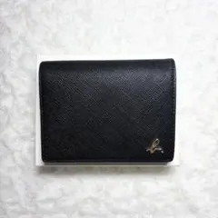 アニエスベー　三つ折り財布　ブラック 送料無料】【ラッピング無料】アニエスベー agnes b 折財布 財布 3