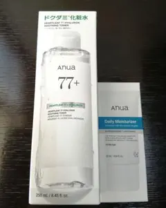 Anua ドクダミ77ヒアルロン化粧水 250ml+モイスチャライザー25ml
