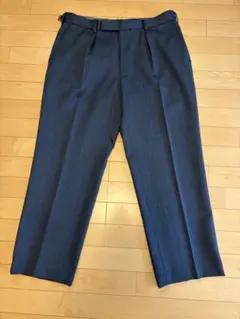 実物 USED イギリスDRESS トラウザーズ / オフィサーパンツ ネイビー
