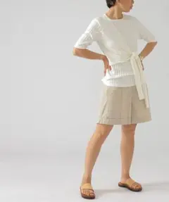 R JUBILEE アールビジュリー　Tシャツ　リブ変形トップス