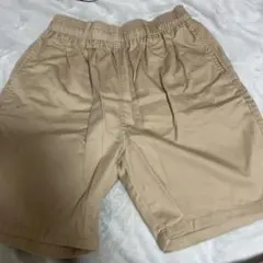 WEGOベージュ ショートパンツ ゴムウエストのサムネイル