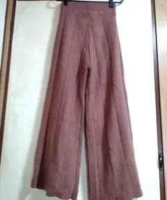 ニットパンツ　フリーサイズ