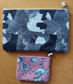 Marble SUD 猫柄 ポーチ 2点セットのサムネイル