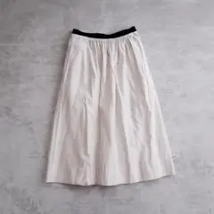 MARGARET HOWELL｜（マーガレットハウエル）コットン シルクスカート