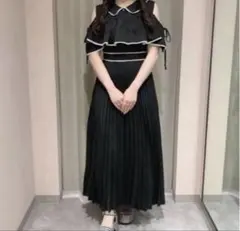 AnMILLE レース ショルダー カット ワンピース