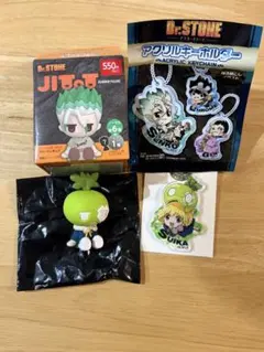Dr.STONEじとっとラバーフィギュア・アクリルキーホルダー　スイカ