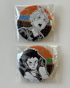 ハイキュー!! 澤村大地 菅原孝支 デコレクション缶バッジ