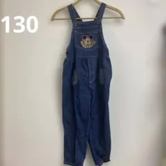 상태좋음 ❣️ ミッキーマウス デニム オーバーオール 130 ハロウィン