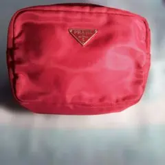 PRADA ナイロン ポーチ レッド
