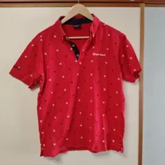 TaylorMade ゴルフ ポロシャツ レッド メンズ