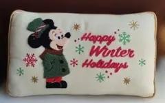 ミッキーマウス 冬のホリデークッション