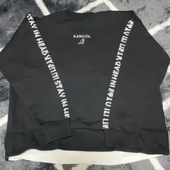 KANGOL ブラック トレーナー