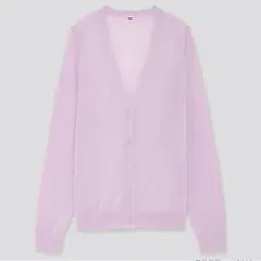 ユニクロライトVネックカーディガン（長袖）