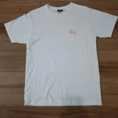 ステューシー Tシャツ M ホワイト　ショーンフォントロゴ