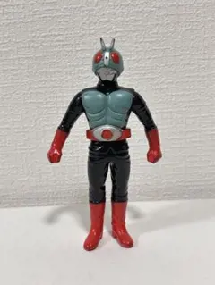 仮面ライダー2号 ソフビ フィギュア 年代物 レトロ 12.5cm