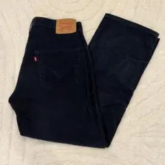 Levi's 569 コーデュロイパンツ ネイビー W30 L30