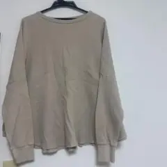 GU ワッフルトップス長袖
