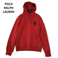 Polo Ralph Lauren 現行タグ ビックポニー刺繍付きパーカー 赤