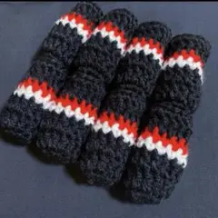 椅子カバー⭐︎ブラック×レッドホワイト中ライン