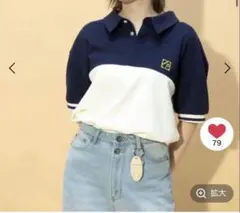 JEANASIS バイカラー ポロシャツ 半袖