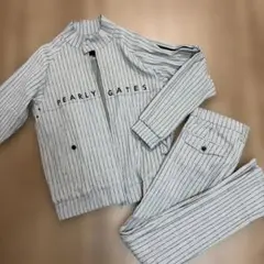 美品 パーリーゲイツ 近年 セットアップ モックネック プリーツ