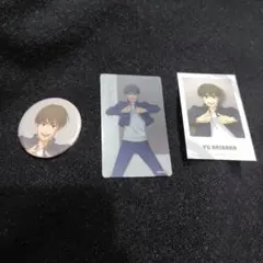 アニメーション呪術廻戦展　灰原雄　クリアカード　缶バッジ　フォト風カード