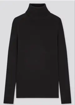 未使用UNIQLO ❤️エクストラファインメリノリブタートルネックセーター長袖XL
