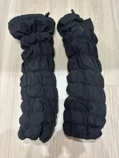 louvredo レッグウォーマー　ロング　黒