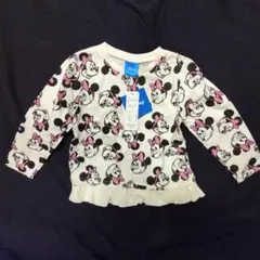 【新品タグ付き】Disney ミニーマウス 長袖Tシャツ 100cm