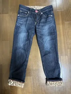 裏起毛　EDWIN ダークブルー デニム XS