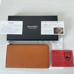 STATUSY il modo Air 長財布 イルモードエアー　キャメル　右のサムネイル