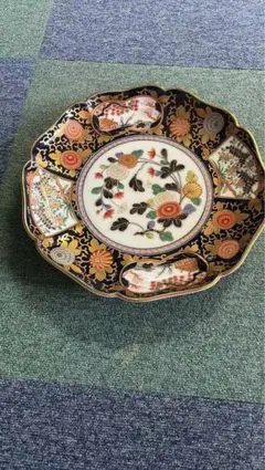 有田焼 華山窯 金彩染錦 中皿 ビンテージ - メルカリ