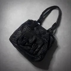 00s archive gimmick leather bag V系 y2k - メルカリ