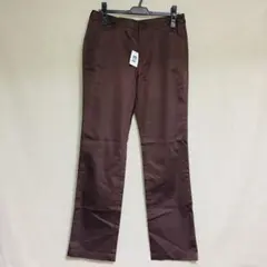新品　UNIQLO ユニクロ　ドライストレッチ　ストレートパンツ　ブラウン