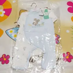 Disney ミッキー　ベビーロンパース カバーオール　【50～60cm】