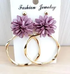 522②# ピアス ハンドメイド フラワー レジン 桜 夏ピアス 春ピアス