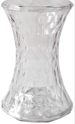 スツール STONE デザイナーズ 幅31×奥行き31×高さ46cm クリア