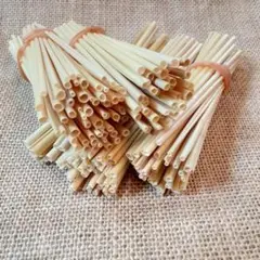 ヒンメリ素材❕16cm、110本(^^)ライ麦ストロー♪麦わら自然栽培:'°☆