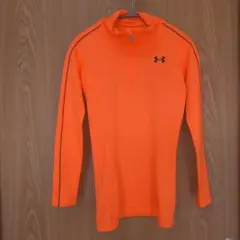Under Armour ハーフジップ 長袖 オレンジ アンダーアーマー M