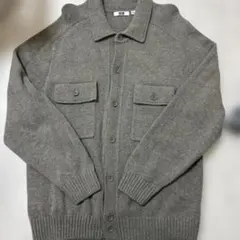 UNIQLO U ラムニットジャケット　グリーンXL