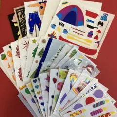 ミセスグロスマン Mrs.Grossman'sヴィンテージ シール 赤