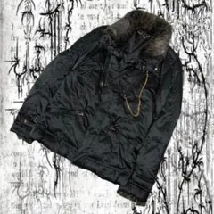 Y2K grunge ダウン リアルファー gimmick お兄系 平成初期 M