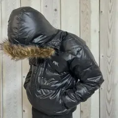 ファー付き　ダウンジャケット　Y2K グランジ　お兄系　00s 　平成ギャル男