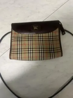 Burberry チェック柄 ショルダーバッグ