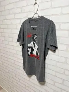 【古着】THE MAT MONSTER プリントTシャツ グレー メンズ M